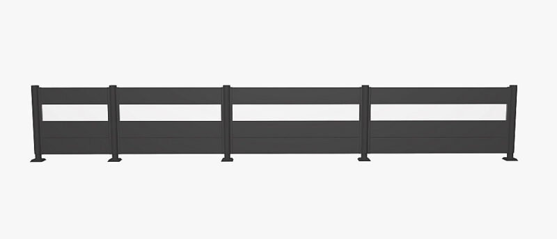 Biohort Zástena na ochranu súkromia akryl 90 cm (tmavo šedá metalíza) - rôzne dĺžky dĺžka 180 cm Biohort Zástena na ochranu súkromia akryl 90 cm (tmavo šedá metalíza) - rôzne dĺžky dĺžka 180 cm