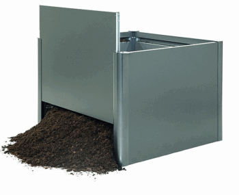 Biohort Zvýšený truhlík na zeleninu 1 x 1 (sivý kremeň metalíza) 1 x 1 (2 krabice)