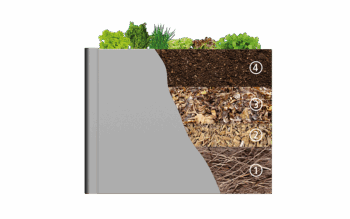 Biohort Zvýšený truhlík na zeleninu 1 x 1 (sivý kremeň metalíza) 1 x 1 (2 krabice)