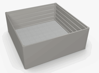 Biohort Zvýšený truhlík na zeleninu 2 x 2 (sivý kremeň metalíza) 2 x 2 (2 krabice)
