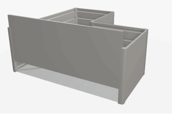 Biohort Zvýšený truhlík na zeleninu L (sivý kremeň metalíza) L (4 škatule)