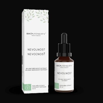 Biovitality Nevoľnosť bezliehová tinktúra, 25 ml