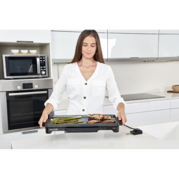 Black+Decker BXGD2200E Elektrický gril, čierna
