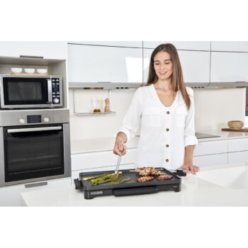 Black+Decker BXGD2200E Elektrický gril, čierna