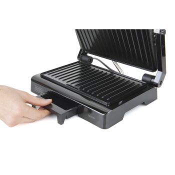 Black+Decker BXGR1000E Kontaktný gril, čierna