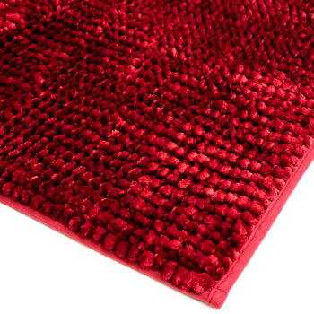 Bo-ma Kúpeľňová predložka Ella micro červená, 50 x 80 cm