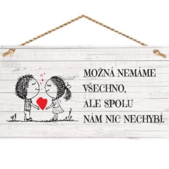 Bohemia Gifts Dekoračný obrázok na zavesenie - Spolu