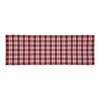 Boma Trading Behúň Happy check vínová/čierna, 30 х 90 cm
