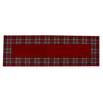Bordový vianočný obrus s rozmermi 40x130 cm