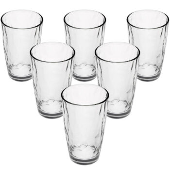 Bormioli Rocco 6-dielna sada pohárov na long drink Kaleido, 370 ml