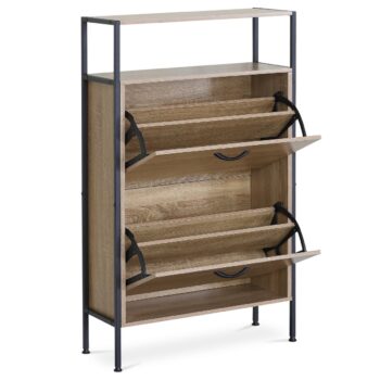 Botník s policami G1007 OAK, dub, 2 poschodia