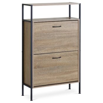 Botník s policami G1007 OAK, dub, 2 poschodia
