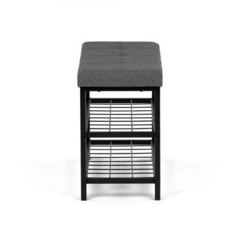 Botník se 2 policemi, šedá