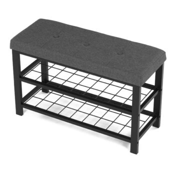 Botník se 2 policemi, šedá