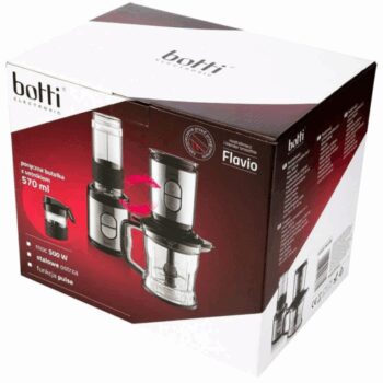 Botti Ponorný smoothie mixér Flavio 2v1, čierna