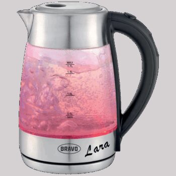 Bravo B-4828 sklenená rýchlovarná kanvica Lara, 1,7 l