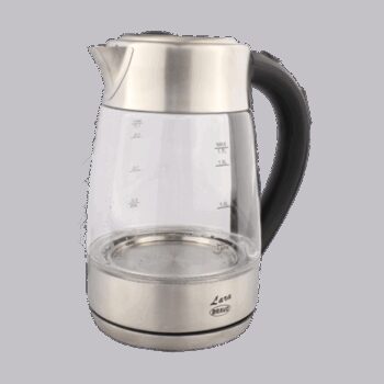 Bravo B-4828 sklenená rýchlovarná kanvica Lara, 1,7 l