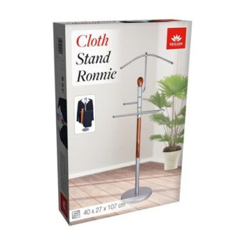 Brilanz Stojan na šaty RONNIE 46 x 27 x 107 cm, tmavohnedá