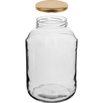Browin Sada zaváracích pohárov s viečkom Twist, 4 l, 4 ks