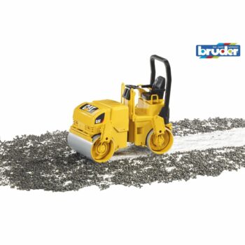 Bruder 2433 valcovací stroj pri pokladaní asfaltu CAT, 18 x 17 x 9 cm