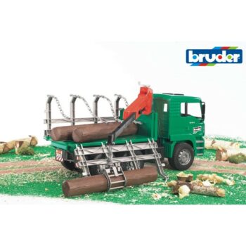 Bruder 2769 Lesnícke vozidlá MAN TGA Timber kamión s nakl. ramenom a 3 kmene