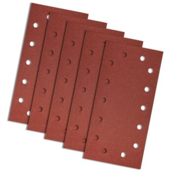 Brúsny papier na suchý zips 115 x 230 mm, K180, 5 ks, s otvormi 55H725 GRAPHITE