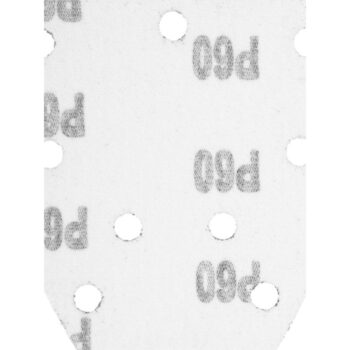 Brúsny papier na suchý zips delta 140 x 140 x 80 mm, K60, 5 ks, s otvormi 54H010 GRAPHITE