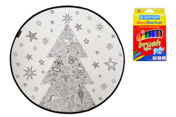 Butter Kings, TRHÁK: KOBEREC - OMAĽOVÁNKY - Nut Cracker, 130x130 (priemer) kruh, biela, detská izba