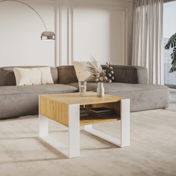 Konferenčný stolík Cara 2 v elegantnom prevedení dub artisan a biela je ideálnym doplnkom pre moderné interiéry. Tento štýlový kus nábytku od značky KONDELA sa vyznačuje jednoduchými líniami a svetlým farebným prevedením, ktoré prinesie do vašej obývačky pocit vzdušnosti…