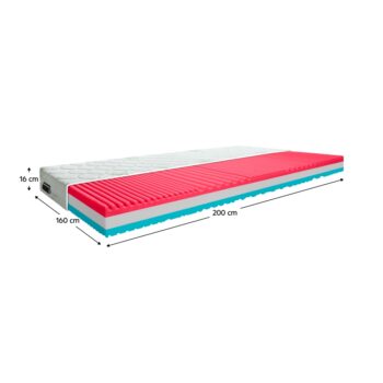 Objavte komfort a kvalitu s obojstranným penovým matracom Caroli 160x200 cm v elegantnej bielej farbe. Tento matrac od značky KONDELA je ideálnou voľbou pre tých, ktorí hľadajú spoľahlivé riešenie pre svoj interiér. Vďaka jeho rozmerom 160x200 cm sa perfektne hodí do detskej izby alebo ako…