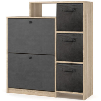 Skladací úložný box Catamo v čiernej farbe je praktickým a štýlovým doplnkom do každého interiéru. Tento moderný box je ideálny pre uchovávanie rôznych predmetov, čím pomáha udržiavať poriadok v domácnosti.