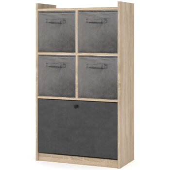 Skladací úložný box Catamo v sivej farbe je praktickým a štýlovým doplnkom do každého interiéru. Tento moderný box je ideálny pre ukladanie rôznych predmetov, čím pomáha udržiavať poriadok v domácnosti.