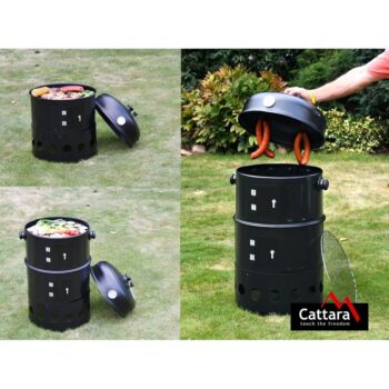 CATTARA PISA Gril - údiareň na drevené uhlie 3 in 1 40 cm