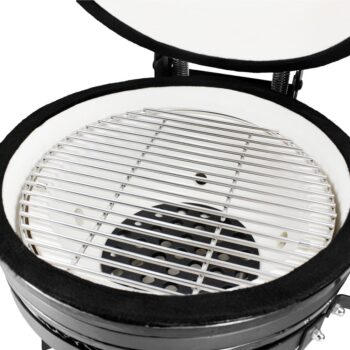 Kvalitné spracovanie, použitý materiál a množstvo funkcií sú superlatívy, ktorými sa vyznačuje čierny keramický gril na drevené uhlie v štýle Kamado CER CL – 16T. Je ideálny pre milovníkov grilovania, ktorí ocenia precíznu reguláciu teploty a rovnomerné…