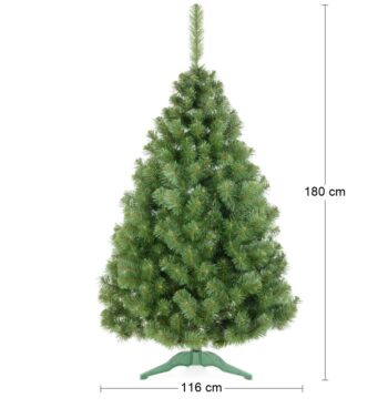 Prineste si do Vášho domova vianočnú atmosféru a pokojnú náladu, s vianočným stromčekom CHRISTEE 11 180 cm, ktorý poteší každého, kto sa už nevie dočkať najkrajších sviatkov v roku. Stromček vytvorí miesto, pri ktorom sa rodina zíde pokope a pohltí celý domov duchom…