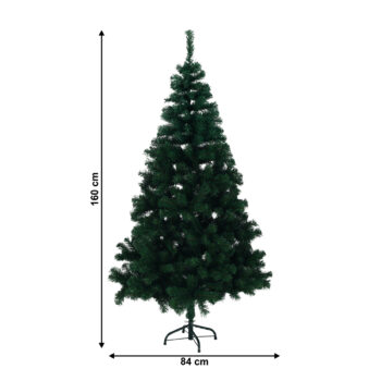 Vianočný stromček Christmas Typ 10 s výškou 160 cm je ideálnym doplnkom pre váš interiér počas sviatočného obdobia. Tento moderný stromček v zelenom prevedení prinesie do vášho domova atmosféru pravých Vianoc. Je vyrobený z kvalitného PVC a kovu, čo zaručuje jeho dlhú životnosť…