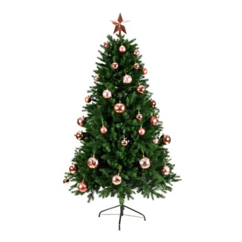 Vianočný stromček Christmas Typ 11 s výškou 180 cm je ideálnym doplnkom pre váš interiér počas sviatočného obdobia. Tento moderný stromček v zelenom prevedení prinesie do vášho domova autentickú atmosféru Vianoc, pričom jeho husté a bohaté vetvičky zaručia realistický vzhľad.