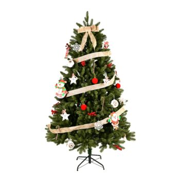 Vianočný stromček Christmas Typ 12 s výškou 180 cm je ideálnym doplnkom pre váš interiér počas sviatočného obdobia. Tento moderný stromček v zelenom prevedení prinesie do vášho domova atmosféru skutočných Vianoc. Je vyrobený z kvalitného PVC a kovu, čo zaručuje jeho dlhú…