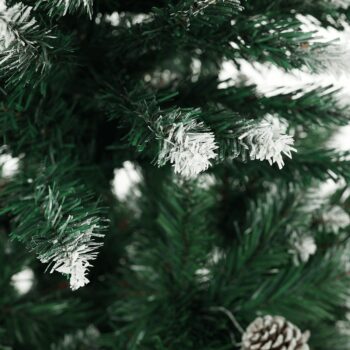 Vianočný stromček Christmas Typ 4 s výškou 180 cm je ideálnym doplnkom pre váš interiér počas sviatočného obdobia. Tento moderný stromček v zelenom prevedení prinesie do vášho domova autentickú atmosféru Vianoc, pričom jeho husté ihličie s imitáciou snehu a dekoratívnymi šiškami…