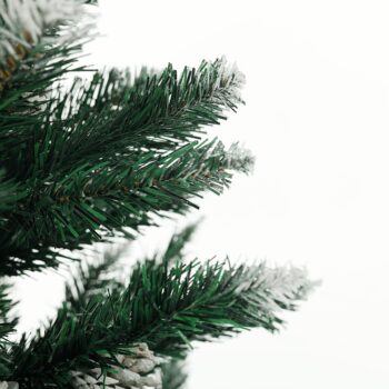 Vianočný stromček Christmas Typ 4 s výškou 180 cm je ideálnym doplnkom pre váš interiér počas sviatočného obdobia. Tento moderný stromček v zelenom prevedení prinesie do vášho domova autentickú atmosféru Vianoc, pričom jeho husté ihličie s imitáciou snehu a dekoratívnymi šiškami…