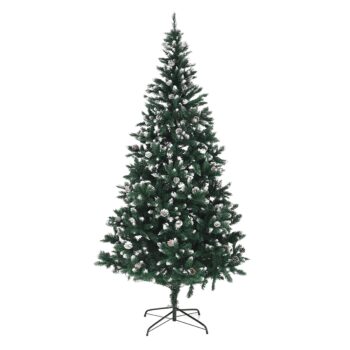 Vianočný stromček Christmas Typ 4 s výškou 220 cm je ideálnym doplnkom pre váš interiér počas sviatočného obdobia. Tento moderný stromček v zelenom prevedení prinesie do vášho domova autentickú atmosféru Vianoc, pričom jeho husté ihličie s imitáciou snehu a dekoratívnymi šiškami…