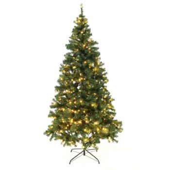 Vianočný stromček s osvetlením Christmas Typ 5 LED450 je ideálnym doplnkom pre vašu sviatočnú výzdobu. Tento moderný stromček v zelenej farbe prinesie do vášho interiéru atmosféru pravých Vianoc. S výškou 220 cm a šírkou 120 cm sa stane dominantným prvkom vašej obývačky či iného priestoru.