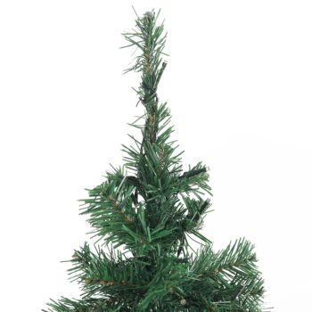 KONDELA Christmas Typ 5 LED450 vianočný stromček s osvetlením 220 cm zelená – Obrázok 8
