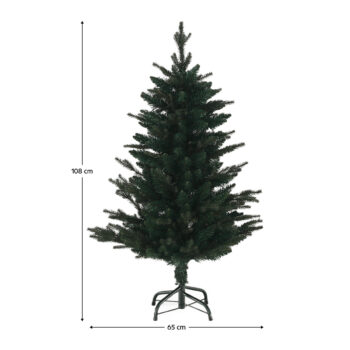 Vianočný stromček Christmas Typ 8 s výškou 108 cm je ideálnym doplnkom pre váš interiér počas sviatočného obdobia. Tento moderný stromček v zelenom prevedení prinesie do vášho domova atmosféru skutočných Vianoc. Je vyrobený z kvalitného PVC a kovu, čo zaručuje jeho dlhú…