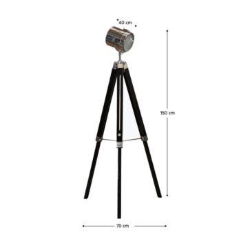 Lampa je vyrobená z kvalitného kovu a dreva, čo…