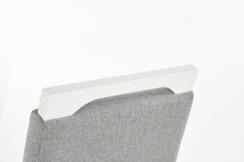 HALMAR Clarion jedálenská stolička biela / sivá – Obrázok 6