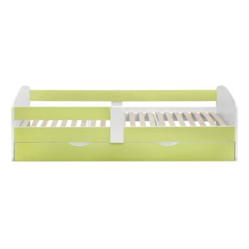 O praktické a pohodlné riešenie v detskej či študentskej izbe sa postará jednolôžková posteľ COCOLINO 80 v kombinácii bielej so zelenou farbou. Vďaka zaobleným hranám je bezpečná pre deti. Vyrobená je z aglomerovaného materiálu laminovanej drevotriesky s hrúbkou…