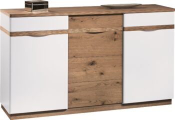 TARANKO Como obývacia izba biely vysoký lesk / dub Como - Image 6
