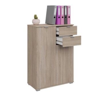 COMOS je nábytok, ktorý je v jednoduchom prevedení s čistými líniami. Na výber viacero prvkov COMOS.Komoda je vyrobená z kvalitných LTD dosiek. Sú nenáročné na údržbu. Komoda je dvojdverová, disponuje tiež dvomi praktickými zásuvkami.Farebné prevedenie:  dub Sonoma.Rozmery:šírka: 71 cmvýška: 101 cmhĺbka: 35 cm.Dodávame v demontovanom stave.