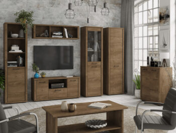 Dvojdverová komoda Conrad 2D v elegantnom prevedení dub lefkas je ideálnym riešením pre tých, ktorí hľadajú praktický a moderný nábytok do interiéru. Táto komoda je vyrobená z kvalitného aglomerovaného materiálu, konkrétne laminovanej DTD, čo zaručuje jej dlhú životnosť…